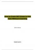 How to Crack OET Exam in One Take Without Coaching