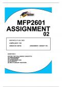 MFP2601 ASSIGNMENT 02