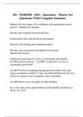 JH - NEBOSH - IOG - Questions - Master Set Questions With Complete Solutions