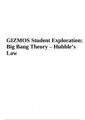GIZMOS  Student Exploration; Big Bang Theory | Hubble’s Law 2023
