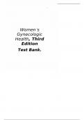 Women’s Gynecologic Health, Third Edition Test Bank.
