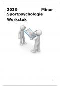 Minor sport psychologie 