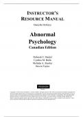 Excel in Your Studies with [Abnormal Psychology, First Canadian Edition,Beidel] Solutions Manual: The Ultimate Resource for Academic Excellence!