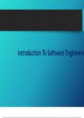 Intro To Software Engineering Lecture 1