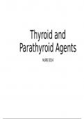 Karch Chapter 37: Thyroid and Parathyroid Agents