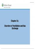 Porth Ch. 31: Disorders of Ventilation and Gas Exchange