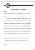 NR 501 concept analysis 