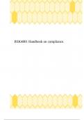 RSK4801 Handbook on compliance.