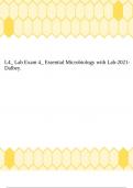 L4_ Lab Exam 4_ Essential Microbiology with Lab-2021- Dalbey.