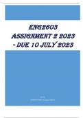 ENG2603 Assignment 2 2023 - DUE 10 July 2023