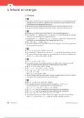 Uitwerkingen H6 - Arbeid en Energie - Natuurkunde  Overal 4 vwo Leeropdrachtenboek