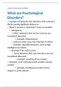 PSYC 111 Ch. 14 Psychological Disorders