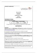 Exam (elaborations) ECS3702 MAY/JUNE 2023 ANSWERS, ASSIGNTs AND NOTES (ECS3702) 