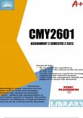 CMY2601 ASSIGNMENT 1 SEMESTER 2 2023