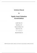 [Equity Asset Valuation,Pinto,2e] Solutions Manual: Master 2024 Exams
