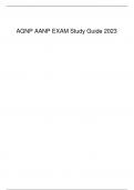 AGNP AANP EXAM Study Guide 2023