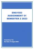 ENG1503 ASSIGNMENT 1 SEMESTER 2 2023