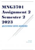 MNG3701 Assignment 2 Semester 2 2023 