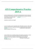 ATI Comprehensive Practice 2019 A