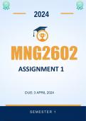 MNG2602 Assignment 1 Due 3 April 2024