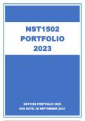 NST1502 PORTFOLIO 2023 DUE DATE 26/09/2023