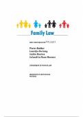 Study Guide for Family Law