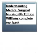 Understanding Medical Surgical Nursing 6th Edition Williams complete test bank .pdf