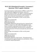 WGU D115 Distributed Formative Assessment 2 Questions With Complete Solutions