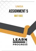 MAT1503 - Assignment 4 & 5 for 2023