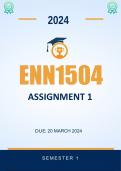 ENN1504 Assignment 1 Semester 1 2024