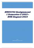 ENG3702 Assignment 1 Semester 2 2023 -DUE August 2023