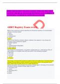 ARRT REGISTRY EXAM LATEST UPDATE 2023-2024 LATEST 200 REAL EXAM QUESTIONS AND CORRECT ANSWERS (VERIFIED ANSWERS)|AGRADE