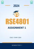 RSE4801 Assignment 1 Due 15 May 2024