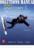 SOLUTIONS MANUAL for Seeley's Anatomy & Physiology 12th Edition by VanPutte, Regan, Russo and Seeley. ISBN13 9781260172195 (Complete 29 Chapters).
