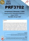 PRF3701 Assignment 2 (COMPLETE ANSWERS) Semester 1 2024 - DUE 26 April 2024