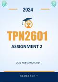 TPN2601 Assignment 2 Semester 1 2024