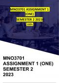 MNO3701 ASSIGNMENT 1 SEMESTER 2 2023