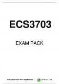 ECS3703  EXAM PACK 2024