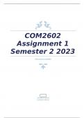 COM2602 Assignment 1 Semester 2 2023