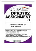 DPR3702 ASSIGNMENT 01 SEM02 DUE11AUGUST2023