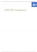 CMY2601 Assignment 1