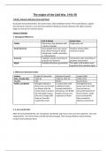 Edexcel (9-1) Superpower Relations and the Cold War Revision Notes (GCSE History)