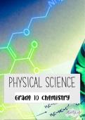 Grade 10_Physical Sciences : Chemistry Summaries