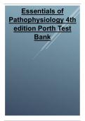 Essentials of Pathophysiology 4th edition 2024 Updated by  Porth Test Bank.pdf