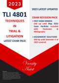 TLI4801 "2024"  Latest exam pack -  Buy Quality !!