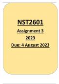 NST2601 ASSIGNMENT 3 2023