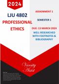 LJU4802-"2024" Semester 1-assignment 1 -Due 13 March 2024- With Footnotes and Bibliography!!