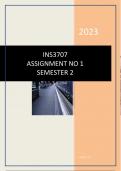INS3707 ASSIGNMENT 1 SEMESTER 2 2023