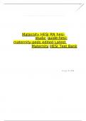 Maternity HESI RN hesi- study-guide-hesi-maternity- peds 