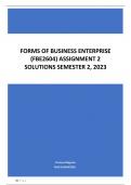 FBE2604 ASSIGNMENT 2 SOLUTIONS SEMESTER 2 2023.PASS GUARANTEED.